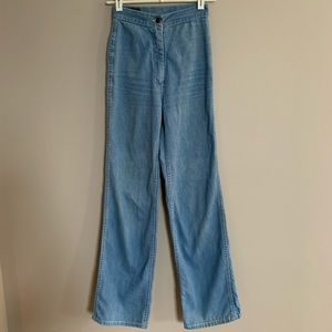 Foxmoor Vintage Bell Bottoms Jeans 24 High Rise 0